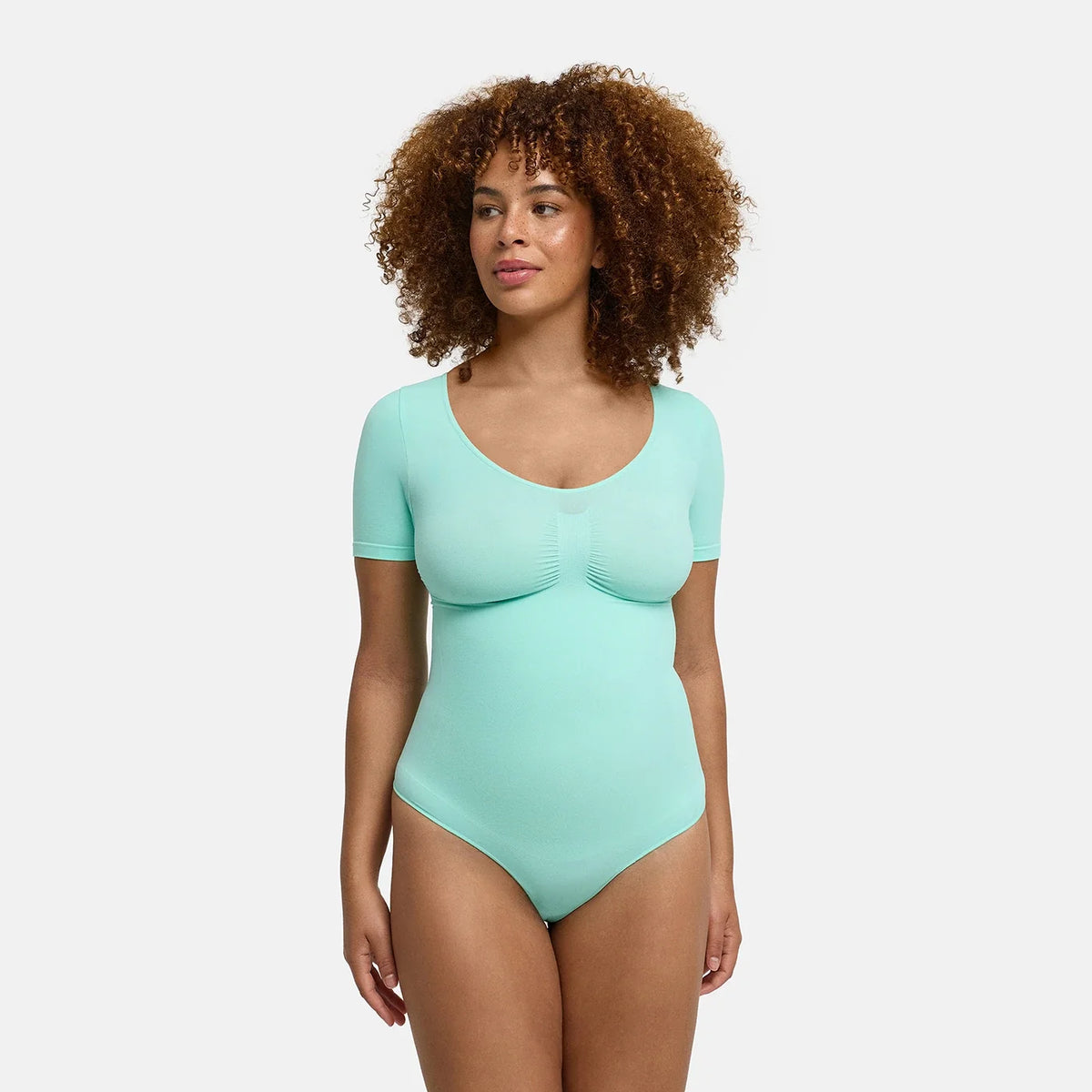 T-Shirt Bodysuit Sculpting Shapewear mit String - 4 for 2