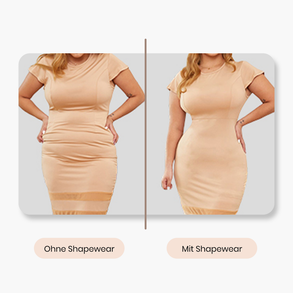Longsleeve bodysuit beeldhouwen shapewear