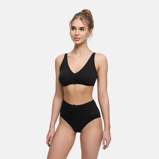 High-Waist Cotton Slip - 3er Pack