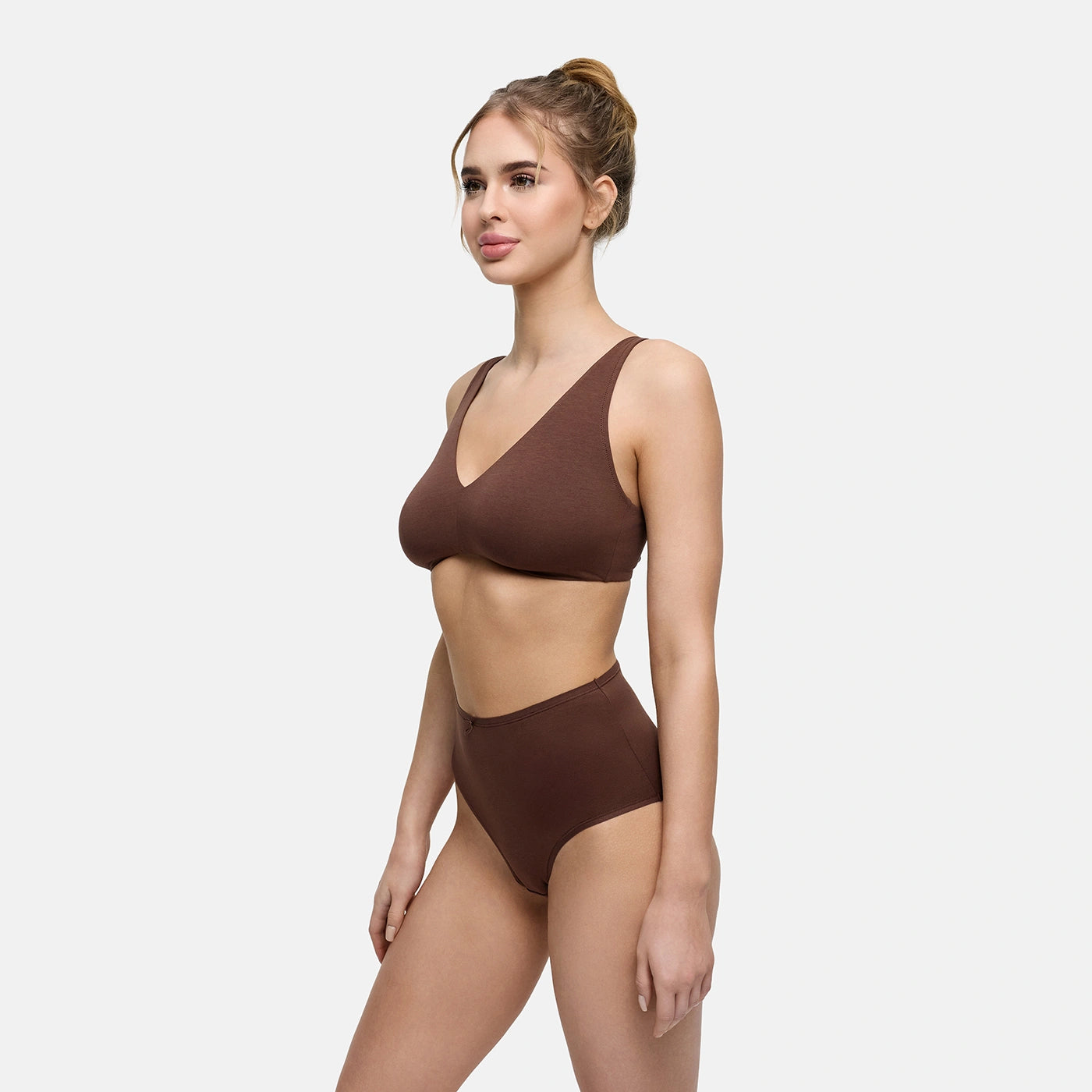 High-Waist Cotton Slip