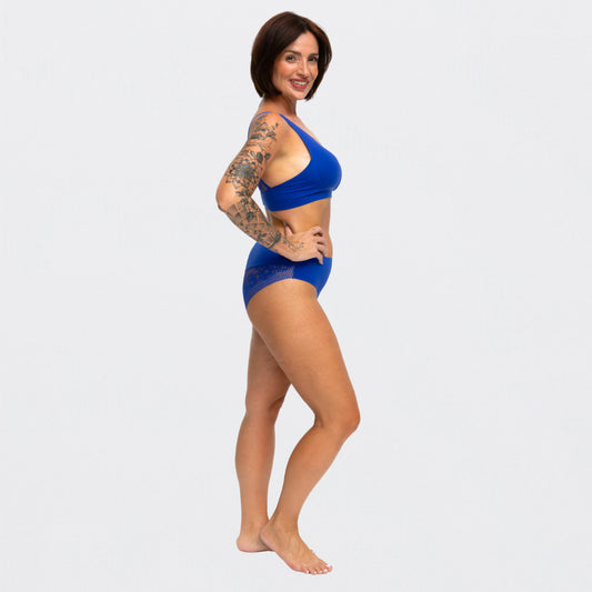 Biustonosz push-up Comfort z koronką