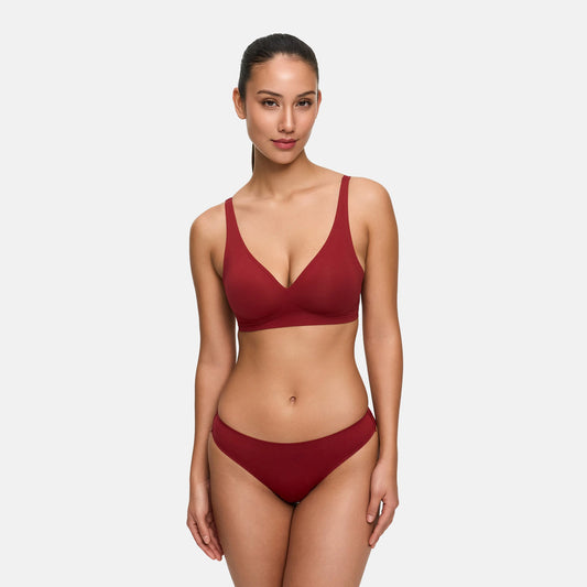 Biustonosz push-up Comfort z koronką