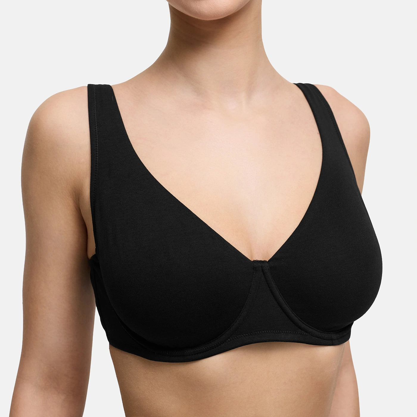 Reggiseno con ferretto in cotone senza imbottitura