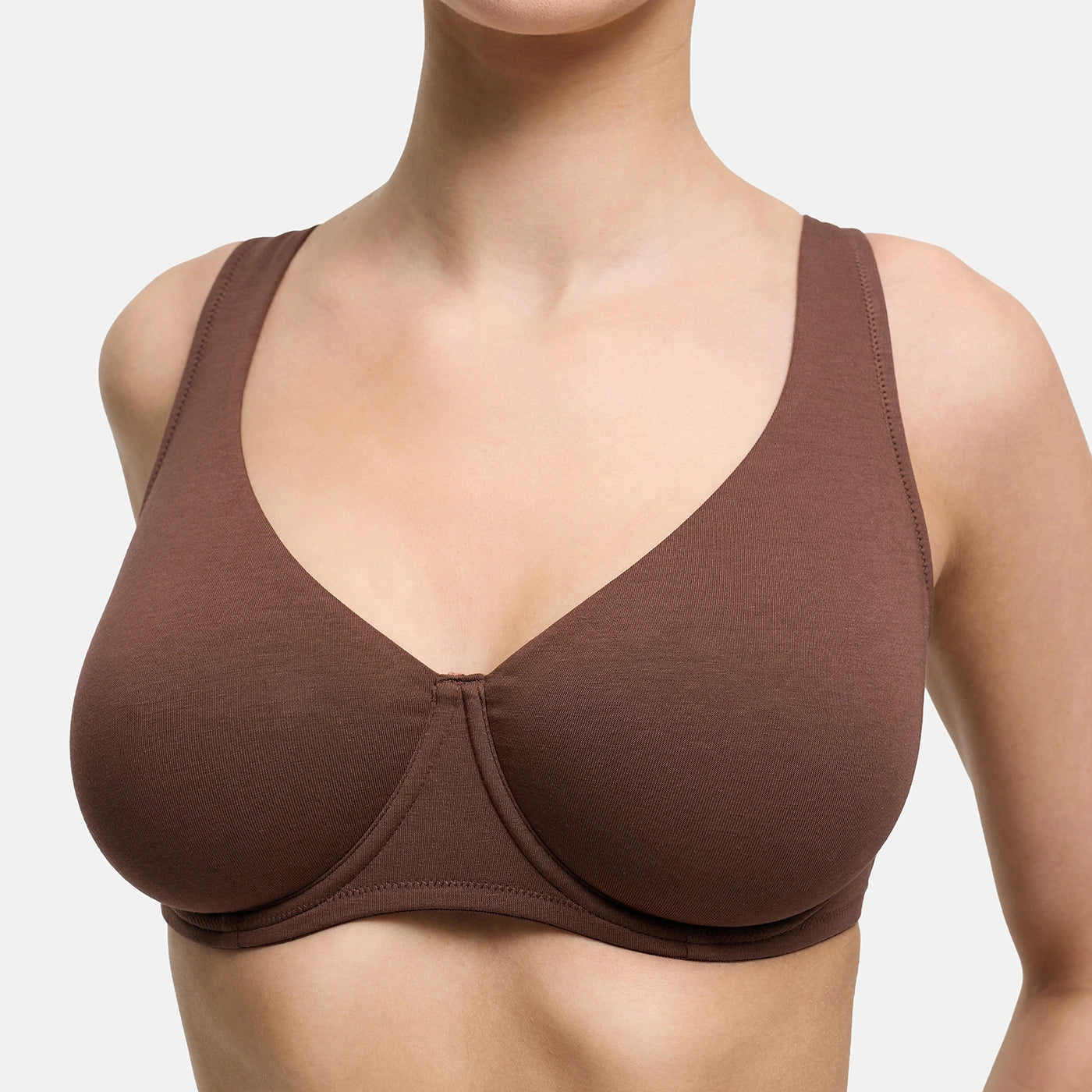 Reggiseno con ferretto in cotone senza imbottitura