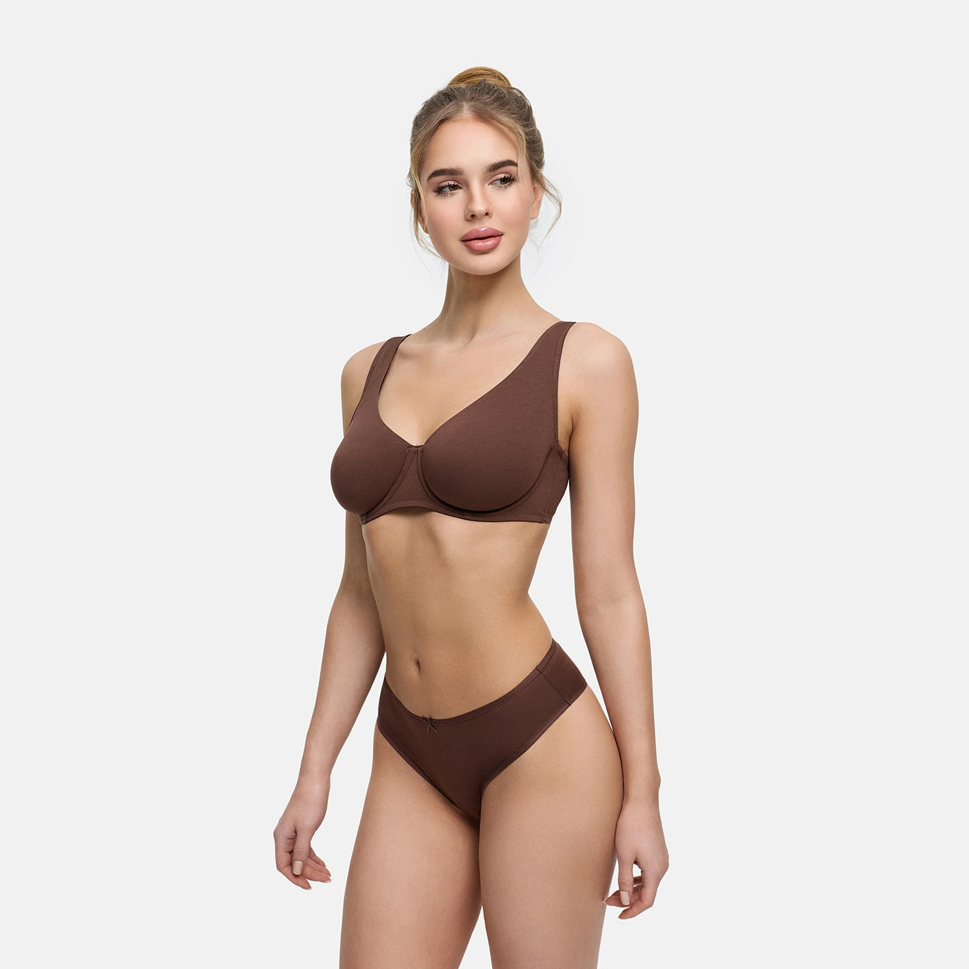 Reggiseno con ferretto in cotone senza imbottitura