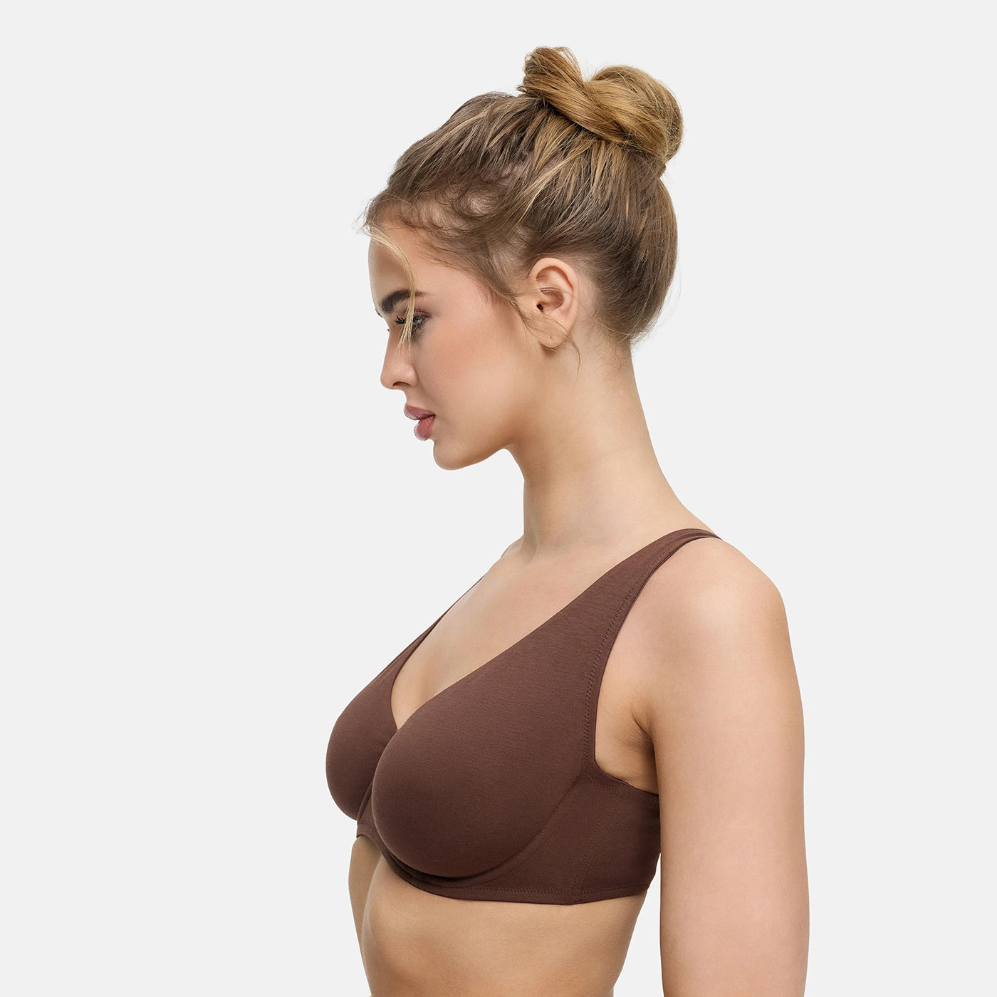 Reggiseno con ferretto in cotone senza imbottitura