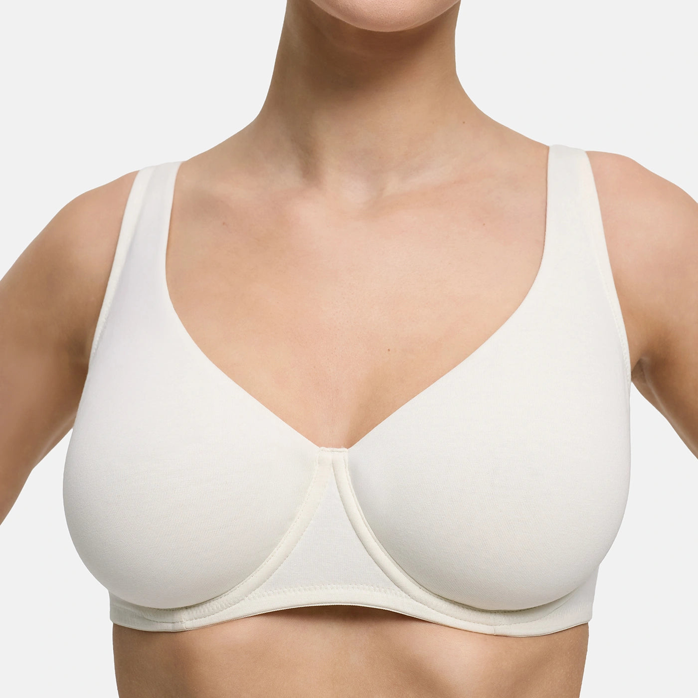 Reggiseno con ferretto in cotone senza imbottitura