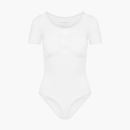 Body contenitivo modellante a maglietta con slip
