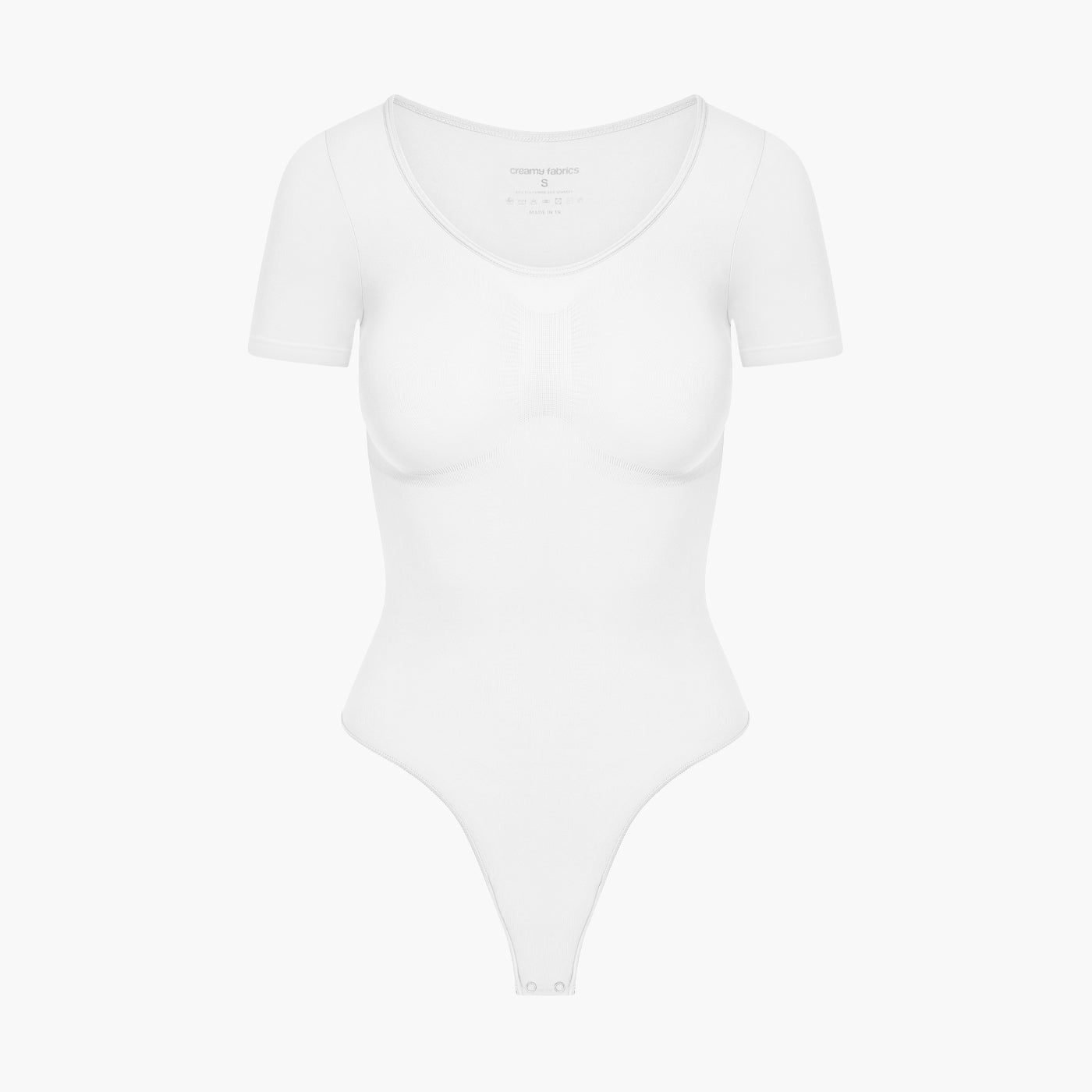 Body contenitivo modellante a T-shirt con perizoma