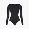 Longsleeve bodysuit beeldhouwen shapewear