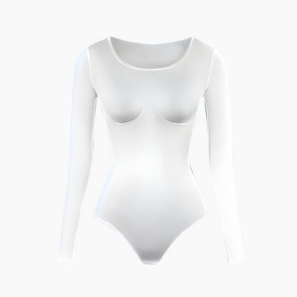 Longsleeve bodysuit beeldhouwen shapewear