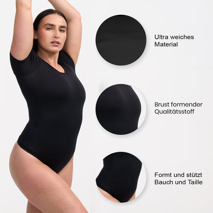 Bodysuit string sculpting shapewear shirt