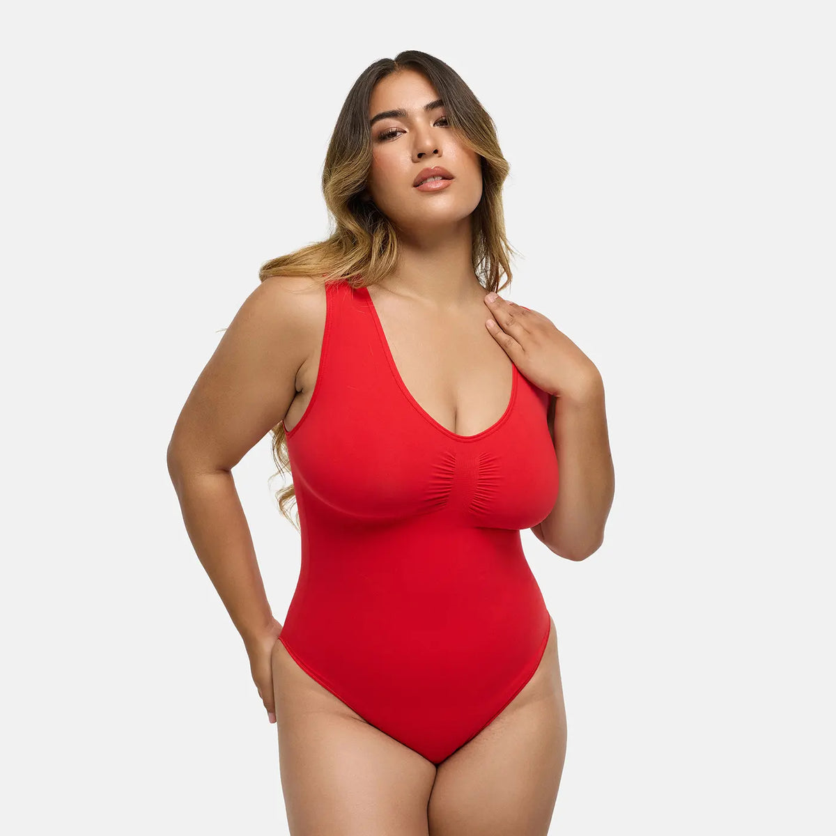 Tank Bodysuit Sculpting Shapewear mit Slip - 4 for 2