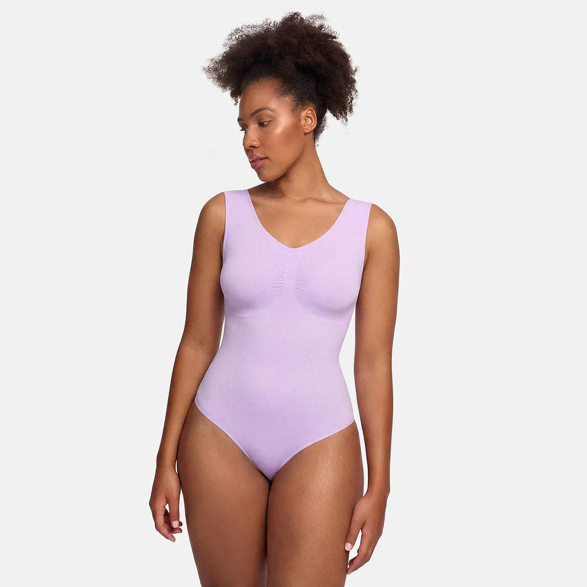 Modelujący body typu tank z wycięciem typu string - Wyprzedaż