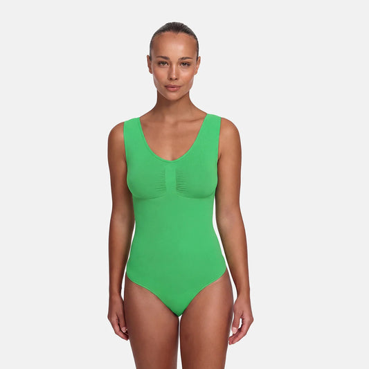 Body modelujące typu Tank z stringami