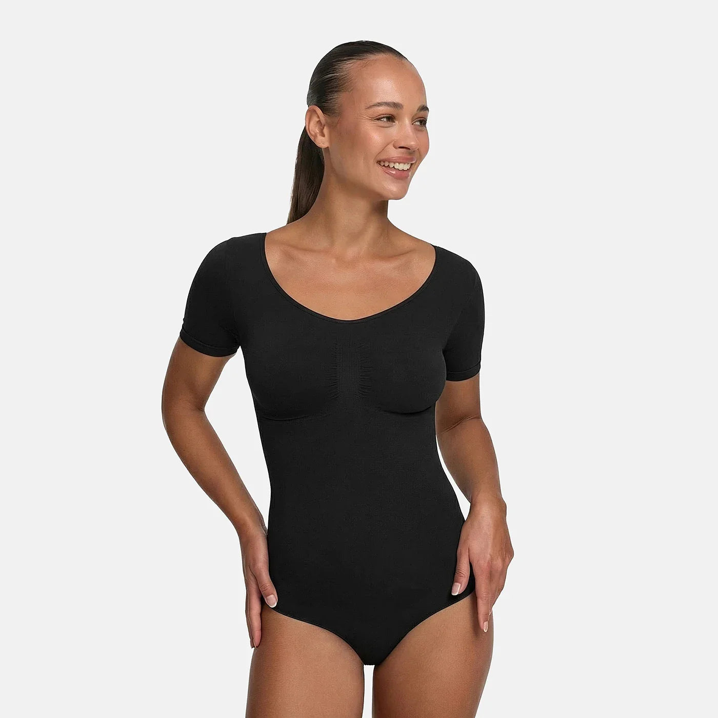 Body T-shirt modellante con slip