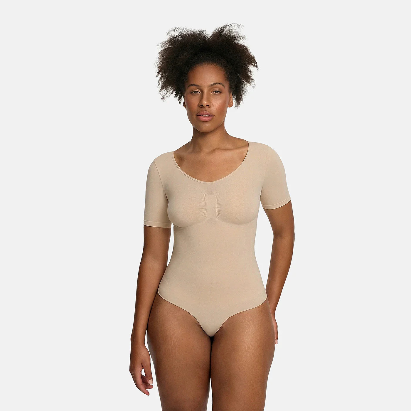 Body T-shirt modellante con slip