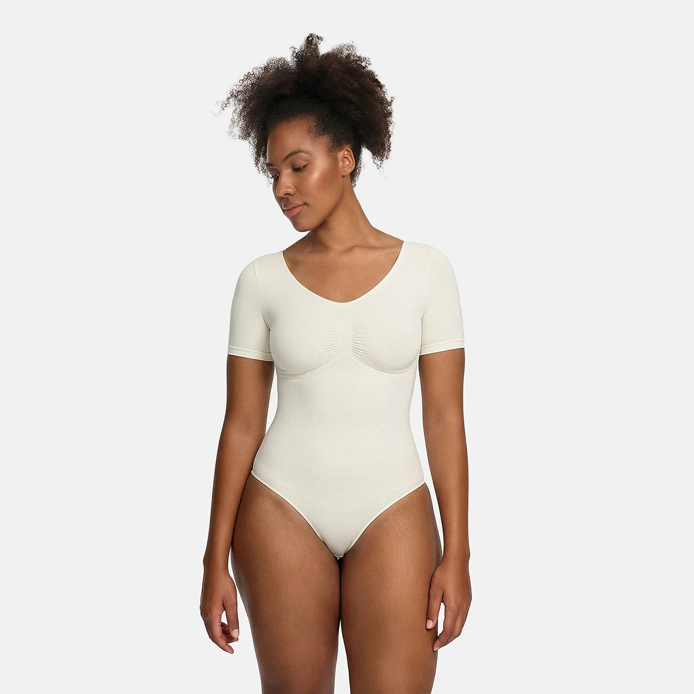 Body T-shirt modellante con slip
