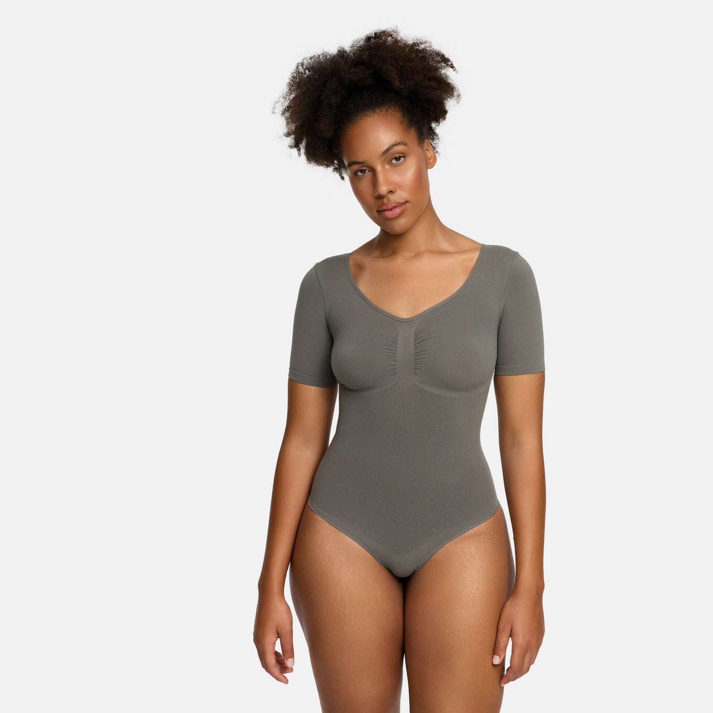 Body T-shirt modellante con slip