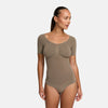 T-Shirt Bodysuit Sculpting Shapewear with Briefs