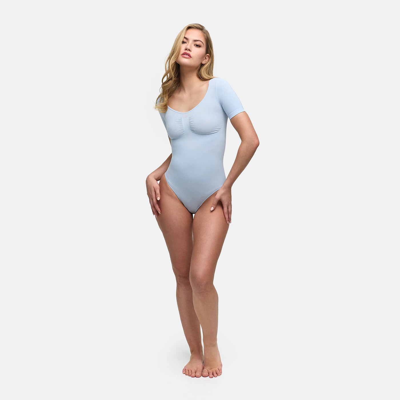 Body T-shirt modellante con slip