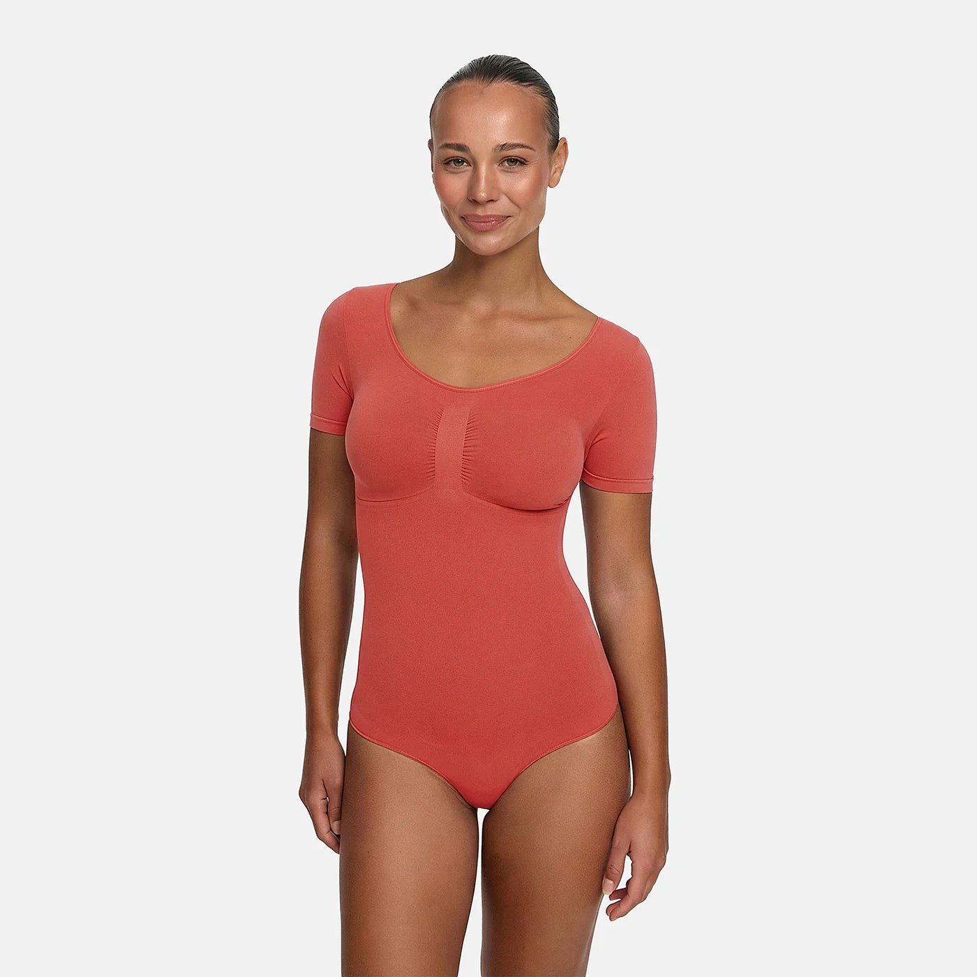 Body T-shirt modellante con slip