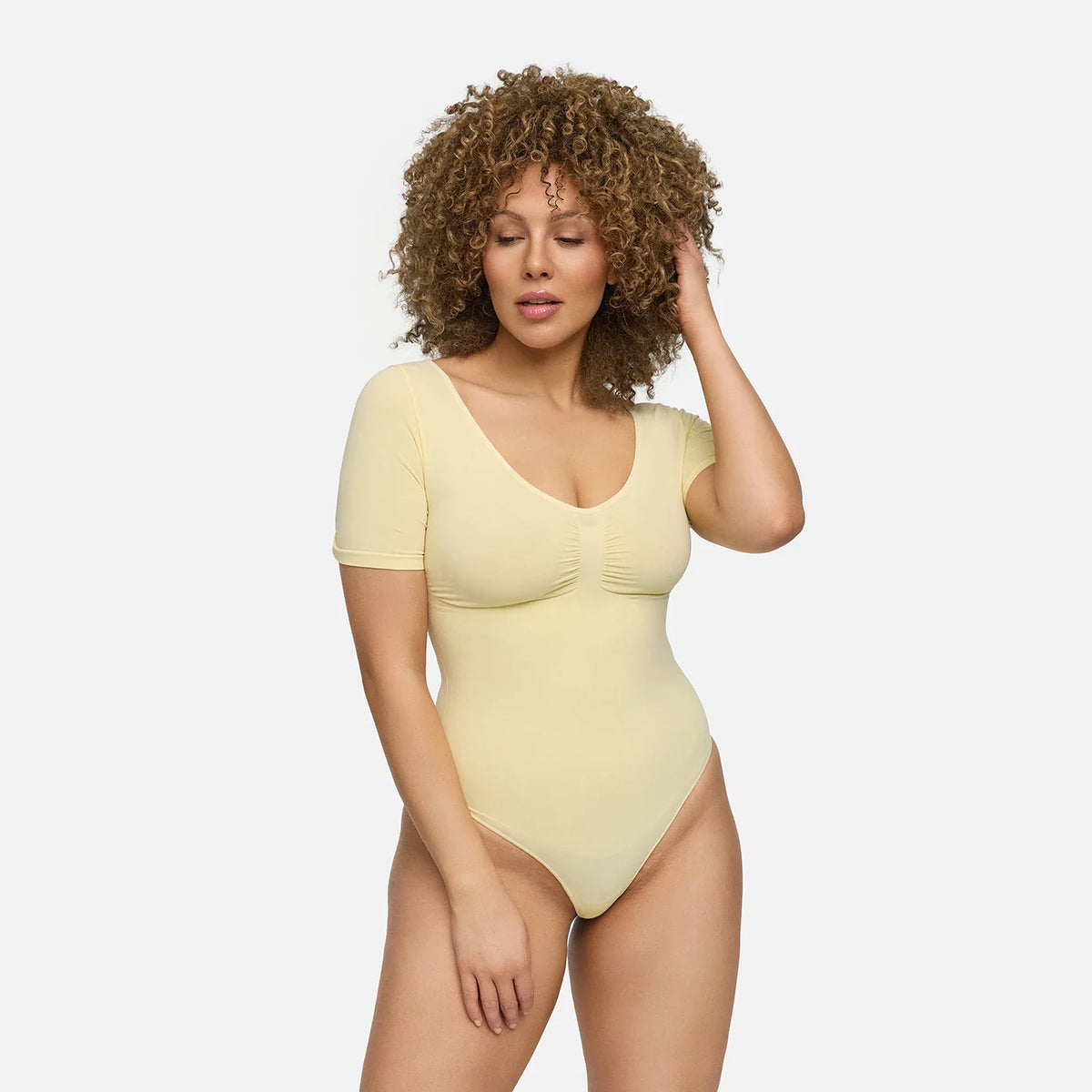T-Shirt Bodysuit Sculpting Shapewear mit Slip - 4 for 2