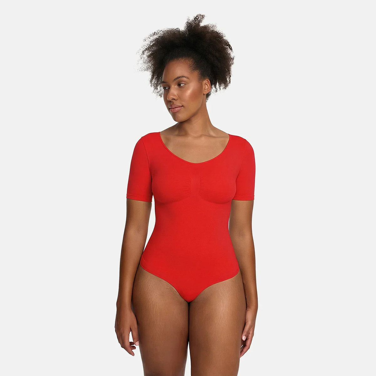 T-Shirt Bodysuit Sculpting Shapewear mit Slip - 4 for 2