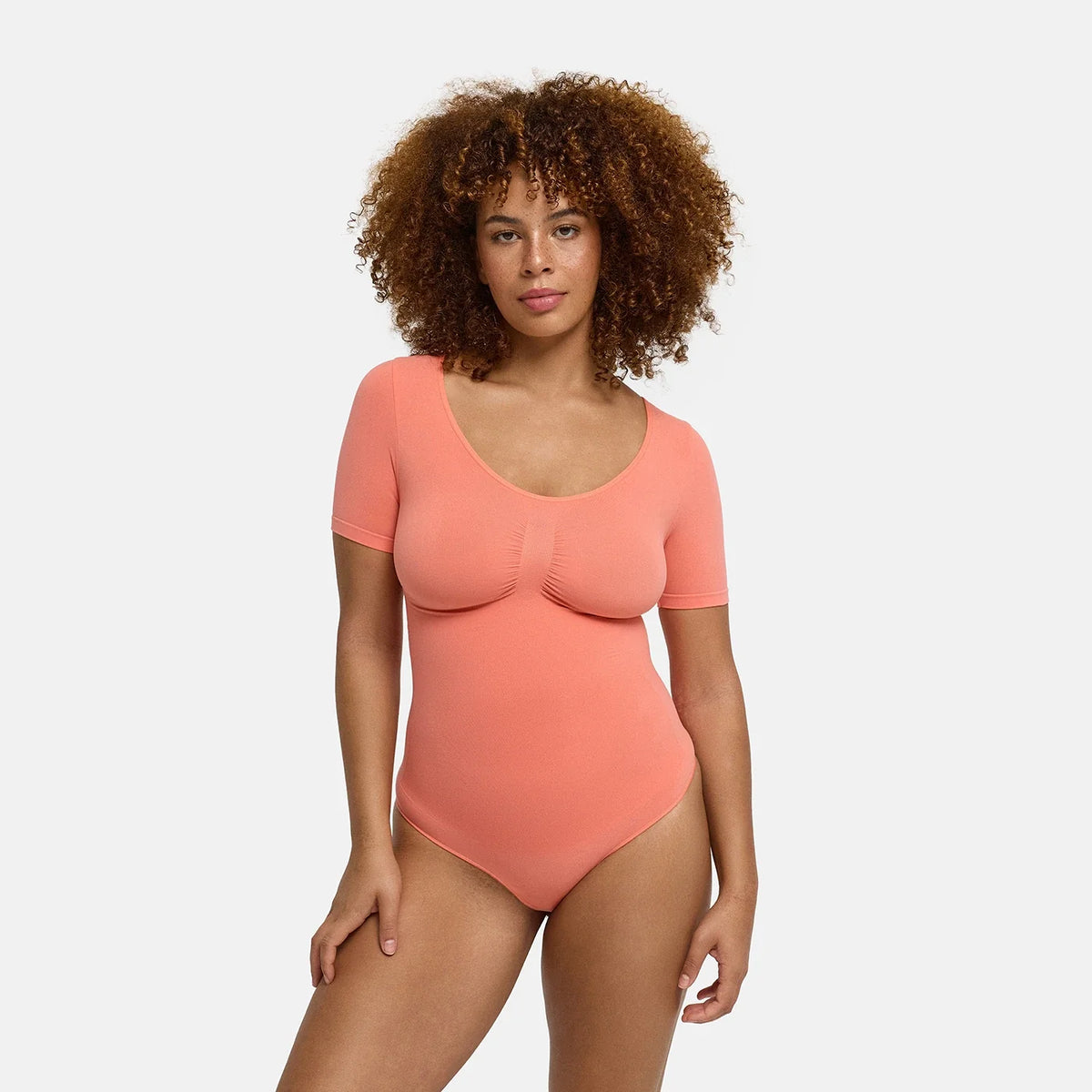 T-Shirt Bodysuit Sculpting Shapewear mit String - 4 for 2