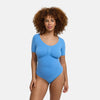 Body de camiseta moldeador con tanga
