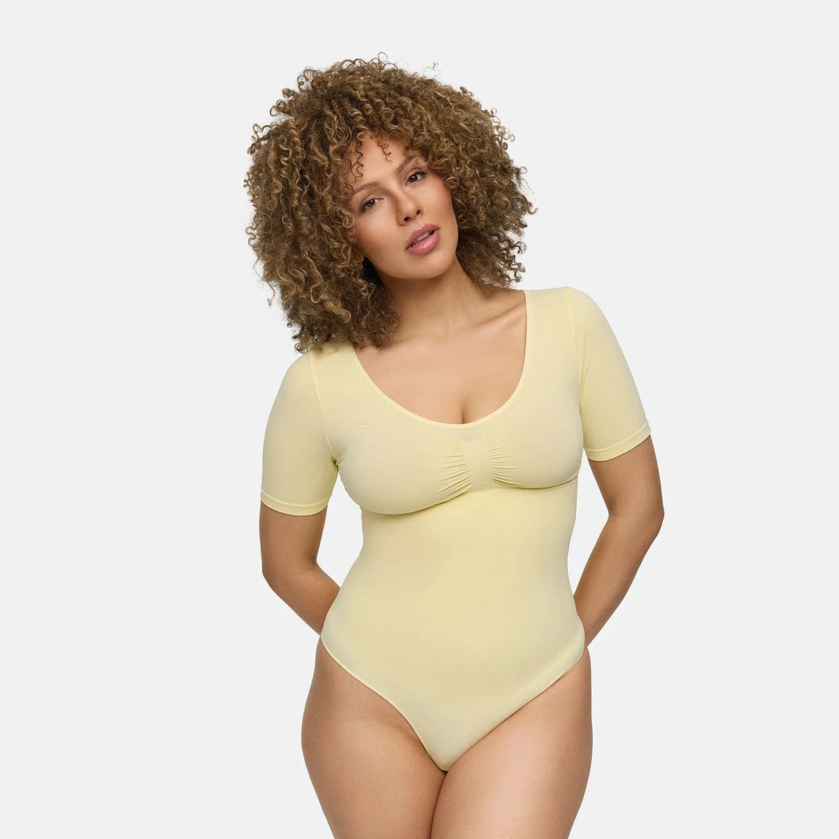 T-Shirt Bodysuit Sculpting Shapewear mit Slip - 4 for 2