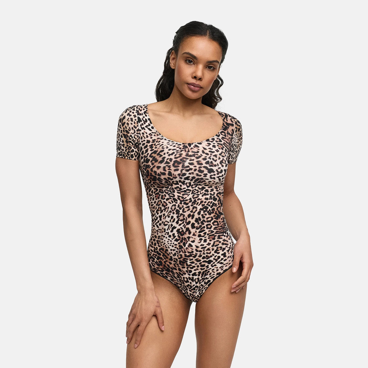 T-Shirt Bodysuit Sculpting Shapewear mit String - 4 for 2