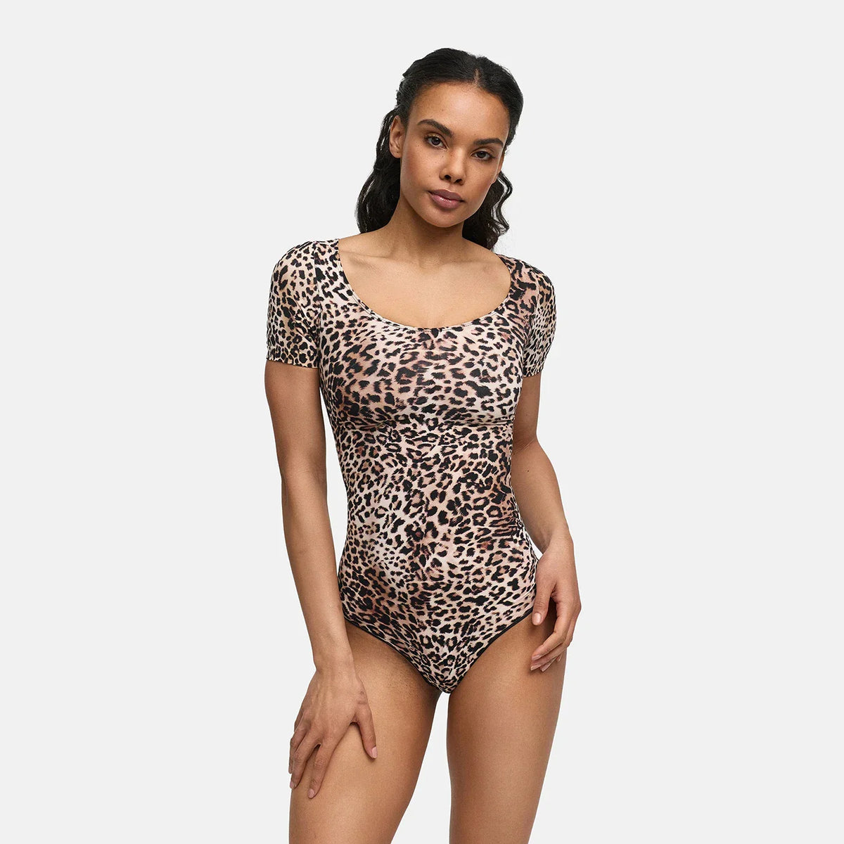 T-Shirt Bodysuit Sculpting Shapewear mit Slip - 4 for 2