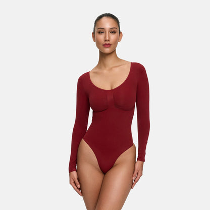 Bodysuit Sculpting Shapewear Longsleeve mit Slip - 4 für 2