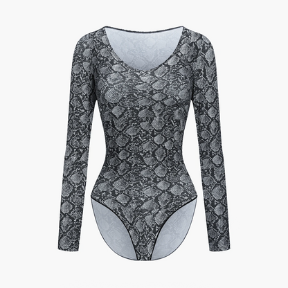 Bodysuit Sculpting Shapewear Longsleeve mit Slip - 4 für 2
