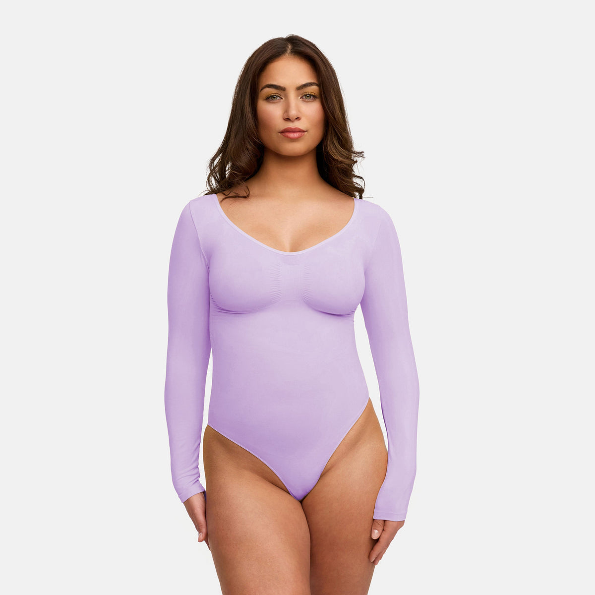 Bodysuit Sculpting Shapewear Longsleeve mit String - 4 for 2