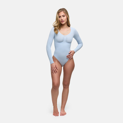 Bodysuit Sculpting Shapewear Longsleeve mit Slip - 4 für 2