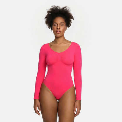 Body Sculpting Shapewear a manica lunga con stringa - Accesso anticipato
