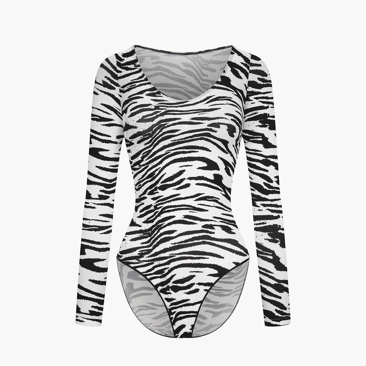 Body modelujące Sculpting Shapewear z długim rękawem i figami - Przedsprzedaż