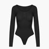 Sculpting Shapewear Long Sleeve Thong Bodysuit