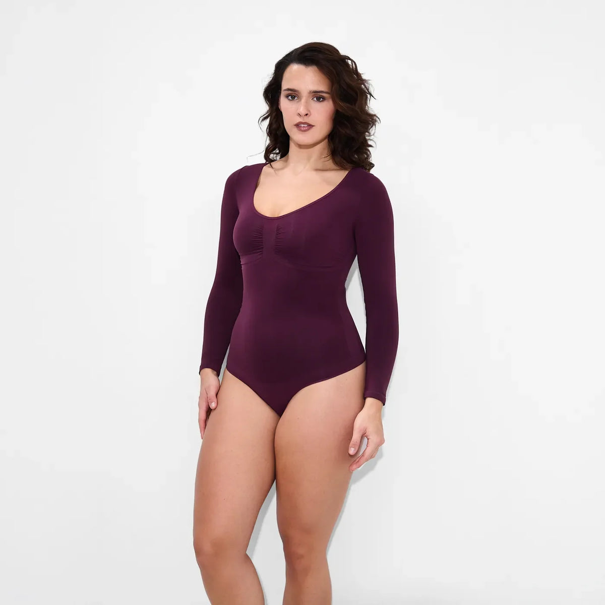 Bodysuit Sculpting Shapewear Longsleeve mit String - 4 for 2