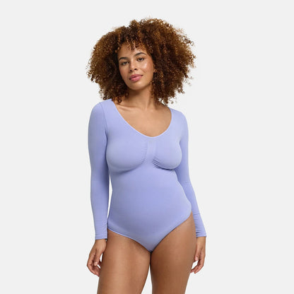 Body Sculpting Shapewear a manica lunga con stringa - Accesso anticipato