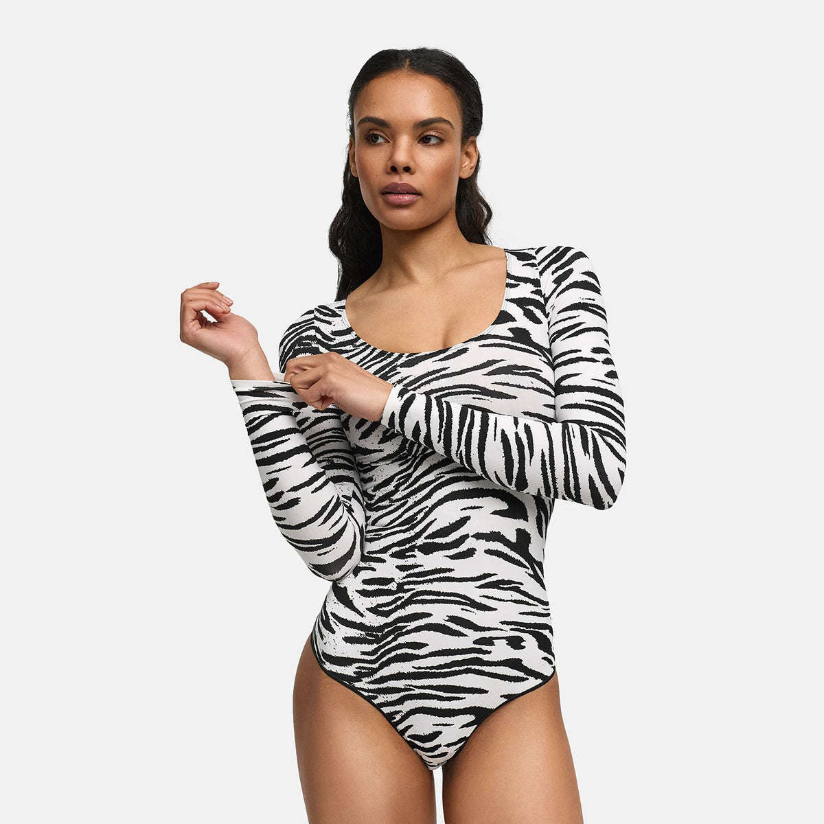 Bodysuit Sculpting Shapewear Longsleeve mit String - 4 for 2