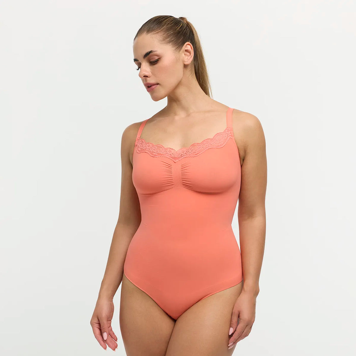 Body Reductor de Encaje con Slip