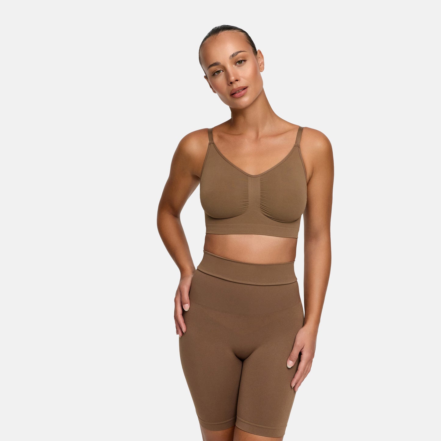 Pantaloncini modellanti a vita alta