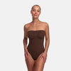 Trägerloser Bodysuit Sculpting Shapewear mit String - 4 for 2