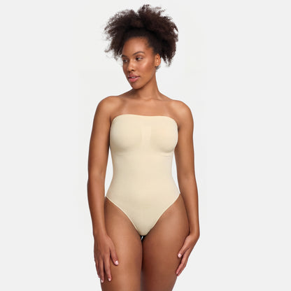 Body Reductor Sculpting sin Tirantes con Tanga - Early Access