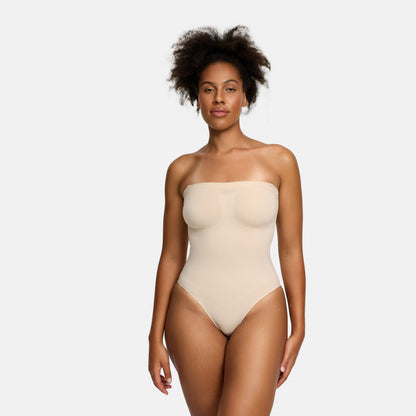 Body Reductor Sculpting sin Tirantes con Tanga - Early Access