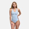 Halterneck shapewear met string