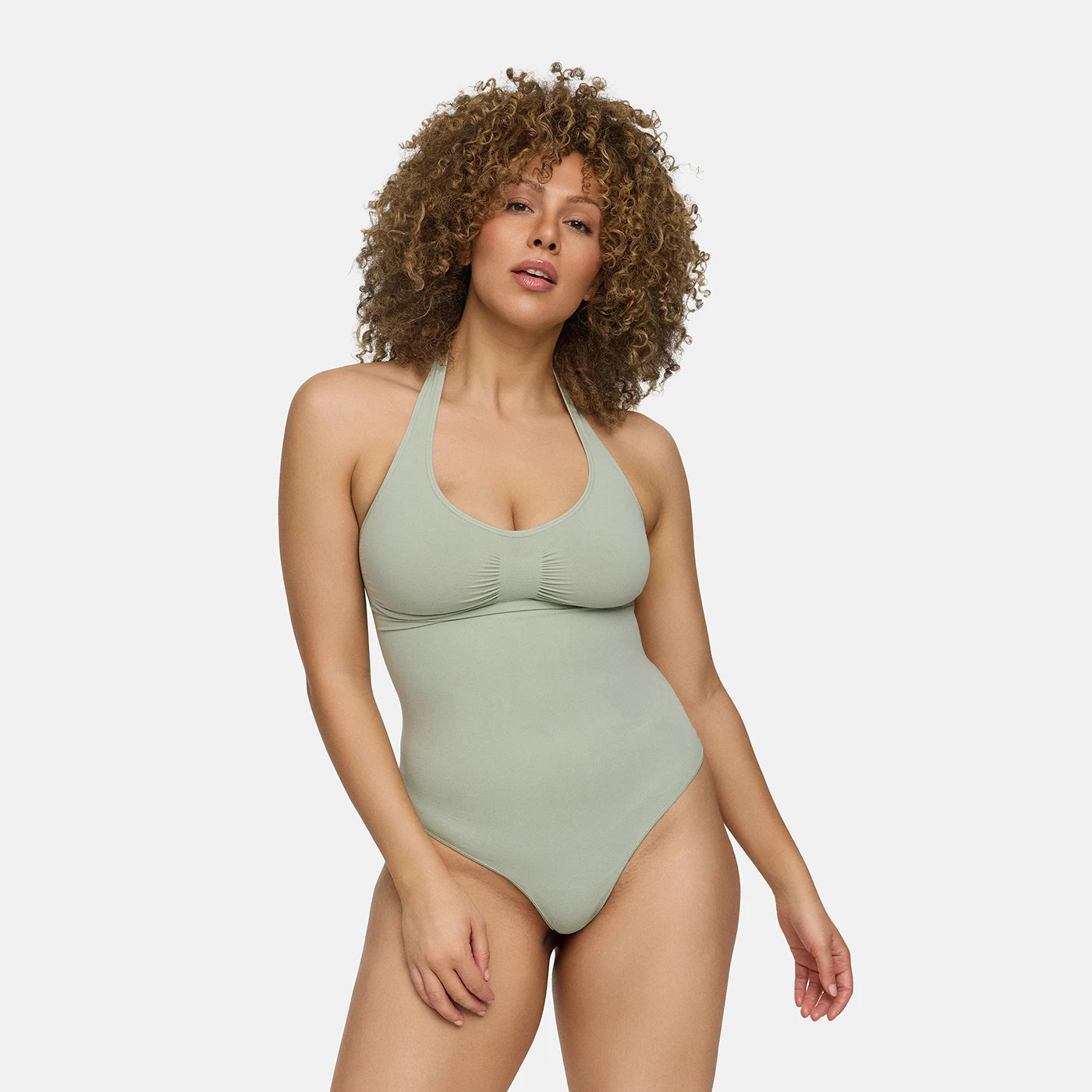 Shapewear a lupetto con perizoma